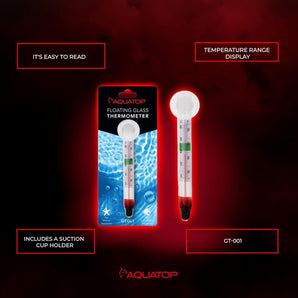 Aquatop Floating Glass Thermometer