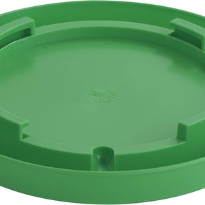 Little Giant 1-Gallon Plastic Nesting-Style Poultry Waterer Base and Water Jug Jar, Lime Green
