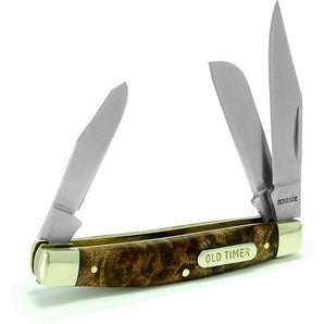 Old Timer Middleman 3" Pocket Knife 34OTW 3 Blade Desert Ironwood Handle