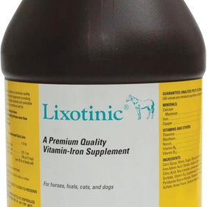 Pfizer Lixotinic Gallon Vitamin Mineral Supplement Horses Dogs Cats Foals