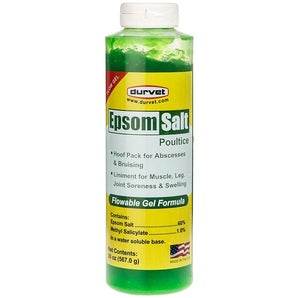 Durvet Epsom Salt Poultice Gel for Horses 20 oz. Muscle & Joint Support Equine 2PCK