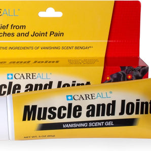 CareAll  Muscle and Joint Gel with Vanishing Scent 3 oz.