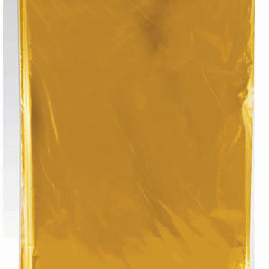 Forum Novelties Metallic Gold Disposable Table Cover 54"x108"