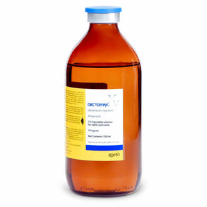 Zoetis Dectomax 1% Injectable Dewormer Cattle Swine Parasites 500ml