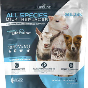 Lifeline All Species 4 Lb Milk Replacer 26% Protein Kittens Puppies Lambs
