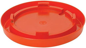 Little Giant 1-Gallon Plastic Nesting-Style Poultry Waterer Base and Water Jug Jar, Red
