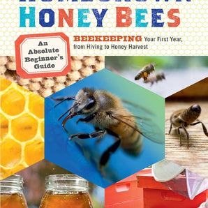 Little Giant Homegrown Honey Bees Book Beginner Beekeeping Guide 2-Pack