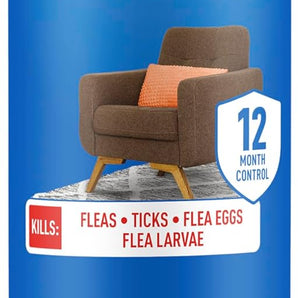 Adams Plus Flea & Tick Carpet Powder 16 oz. 30 Day Control Fresh Citrus Scent