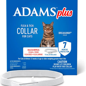 Adams Pet Bundle Carpet Spray, Cat Flea Collar & Flea Spray - Indoor Home & Pet Pest Control Solution