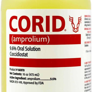 Merial Corid 9.6% Oral Solution for Calves Yellow, 16 oz