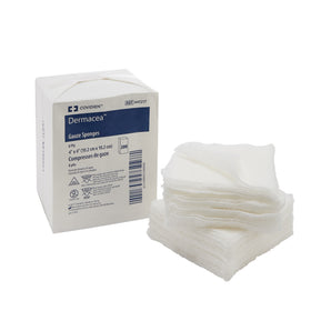 Covidien Dermacea Cotton Gauze Pads Veterinary & Medical Use 4x4 8-Ply Box of 200