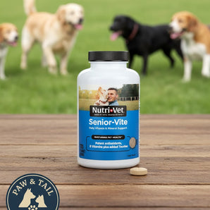 Nutri-Vet Multi-Vite Chewables for Senior Dogs 120ct Complete Senior Support