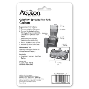 Aqueon Replacement Carbon Filter Pads Size 10 4-Pack