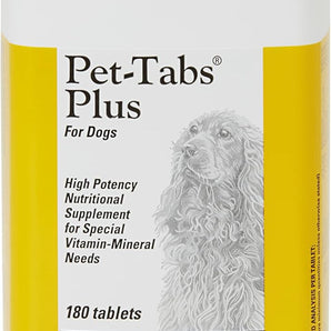 Zoetis Pet-Tabs Plus Vitamin-Mineral Supplement for Dogs 180ct