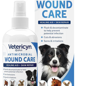 Vetericyn Wound & Skin Care Spray Animals All Skin Irritations 8 oz. 3-Pack