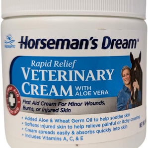 Manna Pro Corona Horseman’s Dream Vet Cream 16 oz. Aloe Skin Soother for Animals