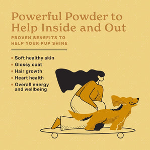 The Missing Link Skin and Coat Superfood Powder for Dogs 1lb. 2-Pack