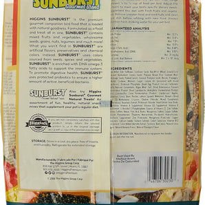 Higgins Sunburst Gourmet Cockatiel Bird Food 3lbs