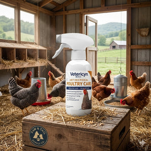 Vetericyn Plus Poultry Care Advanced Cleanser 8 oz. Safe for Chicks Adult Birds
