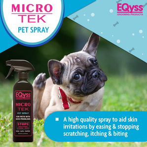 EQyss Micro-Tek Pet Spray – Stops Itching, Scratching & Odor