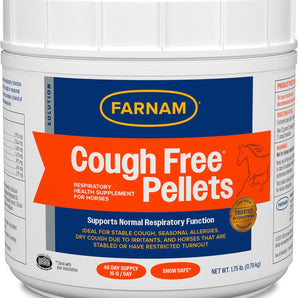 Farnam Cough Free Pellets for Horses 1.75 lb. Respiratory Support