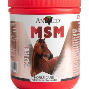 AniMed Pure MSM Horse Joint Supplement Horse Care Support USA Made 16 oz.