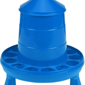 Double-Tuf Poultry Starter Feeding & Watering Kit – 3 Quart Waterer + 4 lb Feeder with Removable Legs