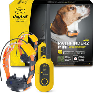 Dogtra Pathfinder 2 Mini GPS Dog Tracker & Training System, Track 21 Dogs 4-Mile Range