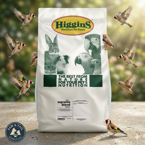 Higgings Supreme Finch Food 50 lbs. Natural Seed Blend for Healthy Birds