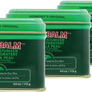 Vermont's Original Bag Balm Tin Utter Ointment 8 oz. 3-Pack