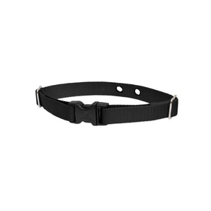 Lupine Pet 2 Hole Adjustable Nylon Replacement Dog Collar Strap 3/4 inch, Black
