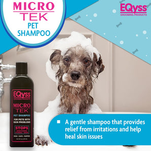 EQyss Micro-Tek Pet Shampoo – Stops Itching, Hot Spots & Odor