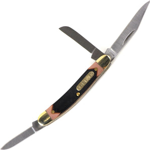 Old Timer Junior Pocket Knife 2-3/4" 3 Blade Sawcut Handle Classic EDC