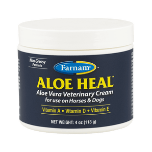 Farnam Aloe Heal Veterinary Cream 4 oz. Horses Dogs Wound Care Aloe Vera Healing