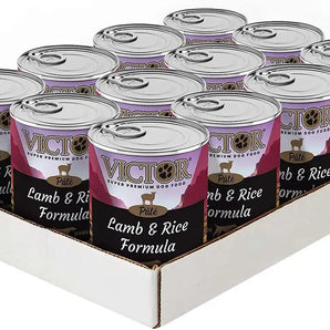 Victor Lamb And Rice Recipe Canned Wet Dog Food 12-Pack