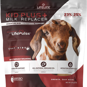 Lifeline Kid Plus+ 6 Lb Milk Replacer 23% Protein Goat Kids Lifepulse