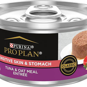 Purina Tuna Adult Wet food Cat Pro Plan Sensitive & Oatmeal 3oz