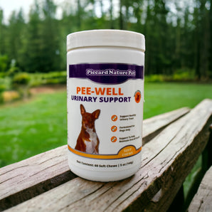 PiccardNaturePets Pee-Well Urinary Bladder Support Soft Chews for Dogs 60 Count