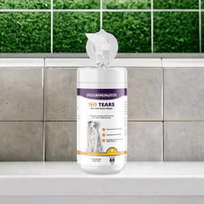 Piccardmeds4pets No More Tears Eye and Stain Wipes for Pets 60 Count