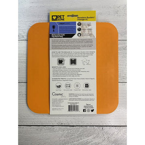 Pet Zone Boredom Busterz Indulge Licking Mat XL Orange for Dogs & Cats