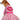 East Side Collection Chiffon Heart Set Small/Medium Dog Pink Shirt Skirt Costume Outfit