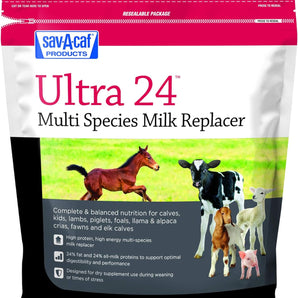 Sav-A-Caf Ultra 24 Multi-Species Milk Replacer High Protein Formula 4lbs.