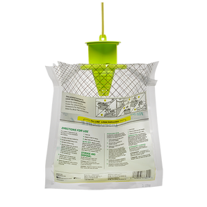 RESCUE! Disposable Fly Trap Outdoor Catches 20,000 Flies No Poison 24 Traps