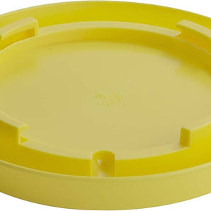 Little Giant 1-Gallon Plastic Nesting-Style Poultry Waterer Base and Water Jug Jar, Yellow
