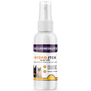 Piccardmeds4pets Hydro-Itch Spray 1%  for Dogs Cats & Horses 4 oz.