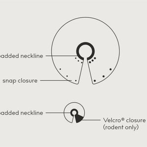 KVP Elizabethan Bird Saf-T Avian Cone Neck E-Collar 2.0"-2.75" 6" Diameter SS406XS