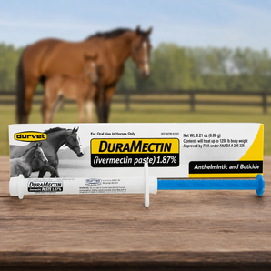 Durvet Duramectin Ivermectin Paste 1.87% Horse Dewormer 6.08g