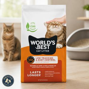 Worlds Best Low Tracking & Dust Control Unscented Cat Litter