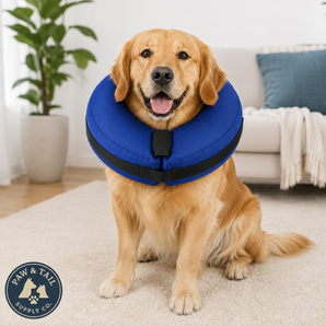Total Pet Health Soft Inflatable Recovery Collar Medium for Dogs & Cats