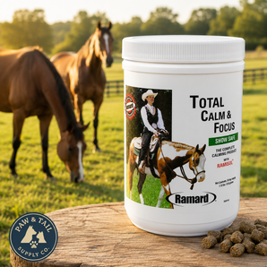 Ramard Total Calm & Focus Horse Supplement with Magnesium & Calming Formula 1.12lbs